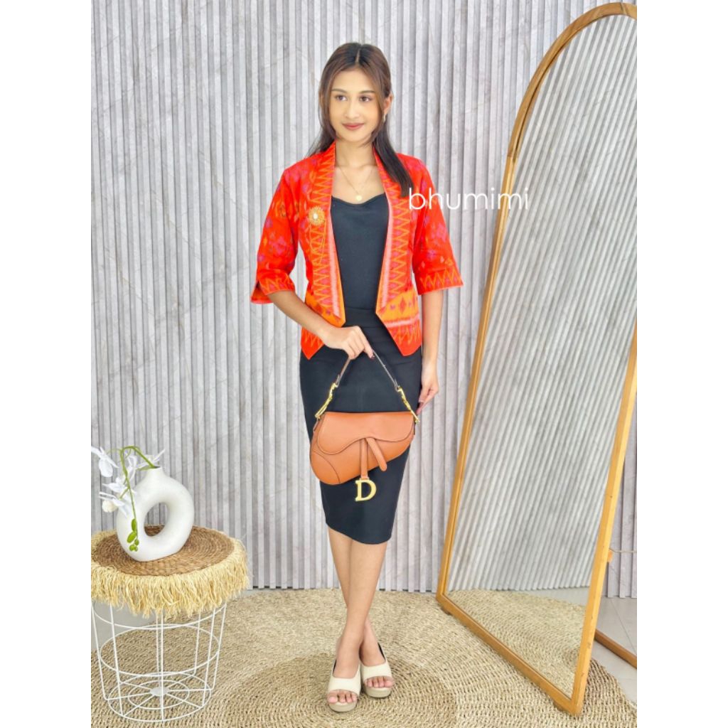Blazer Endek Tenun/Blazer Wanita/Endek Bali