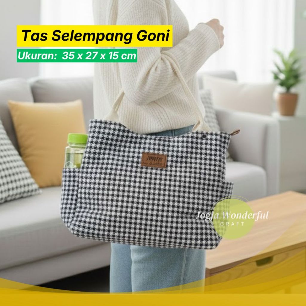 JOGJA WONDERFUL / Tas Goni Tote Bag Karung Goni Hand Bag Tas Souvenir Hampers Wanita
