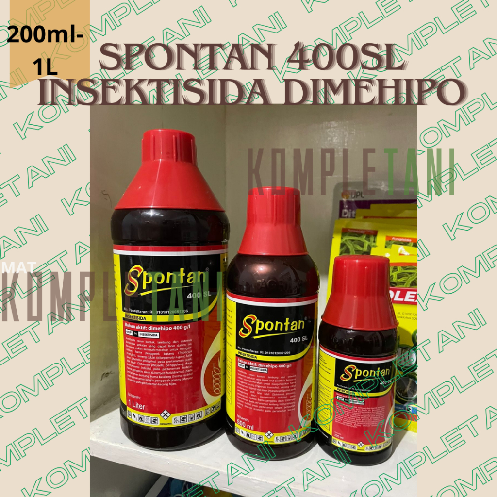 Spontan 400SL Insektisida Pembasmi Sundep Wereng Pada Tanaman Padi Bawang Cabe Ukuran 200ml - 1Liter