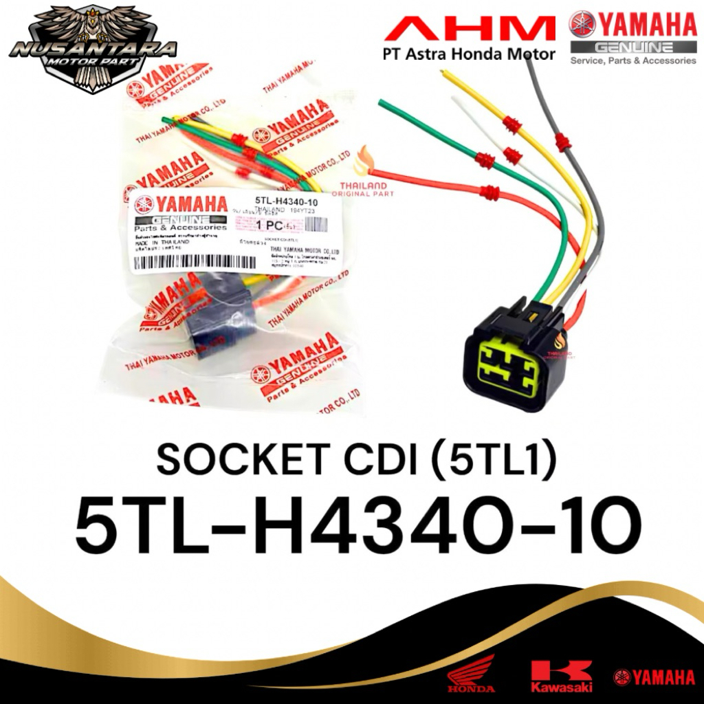 SOKET SOCKET KABEL CDI YAMAHA MIO SPORTY MIO LAMA 5TL THAILAND