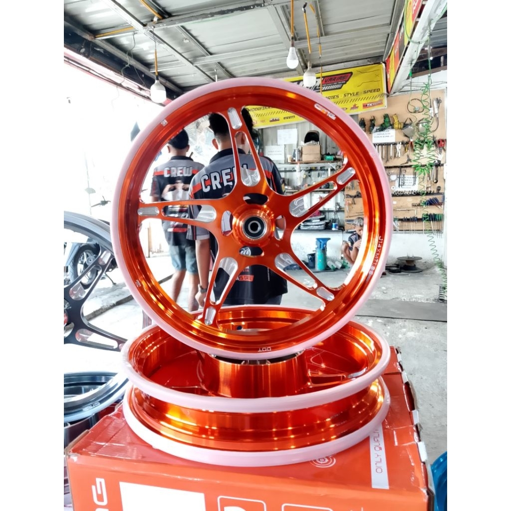 VELG CMG BINTANG LAUT RING 14 PEMAKAIAN MOTOR ALL BEAT SCOOPY  VARIO 110