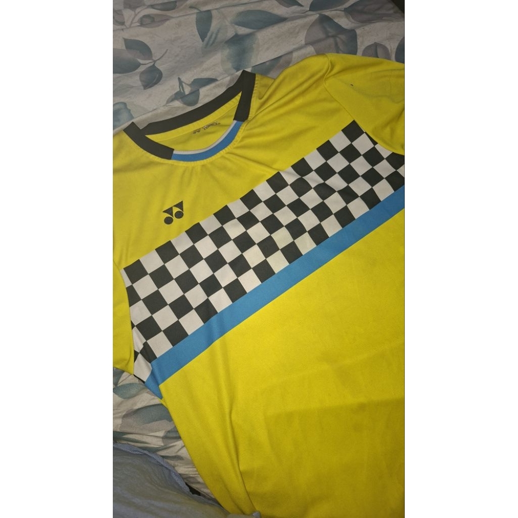 JERSEY YONEX BADMINTON MINON (MARCUS & KEVIN SANJAYA). TANDA TANGAN MARCUS GIDEON ORI LANGSUNG DI TA