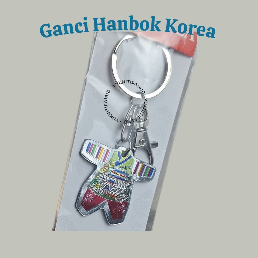 gantungan kunci hanbok ganci hanbok keyring hanbok korea souvenir korea asli