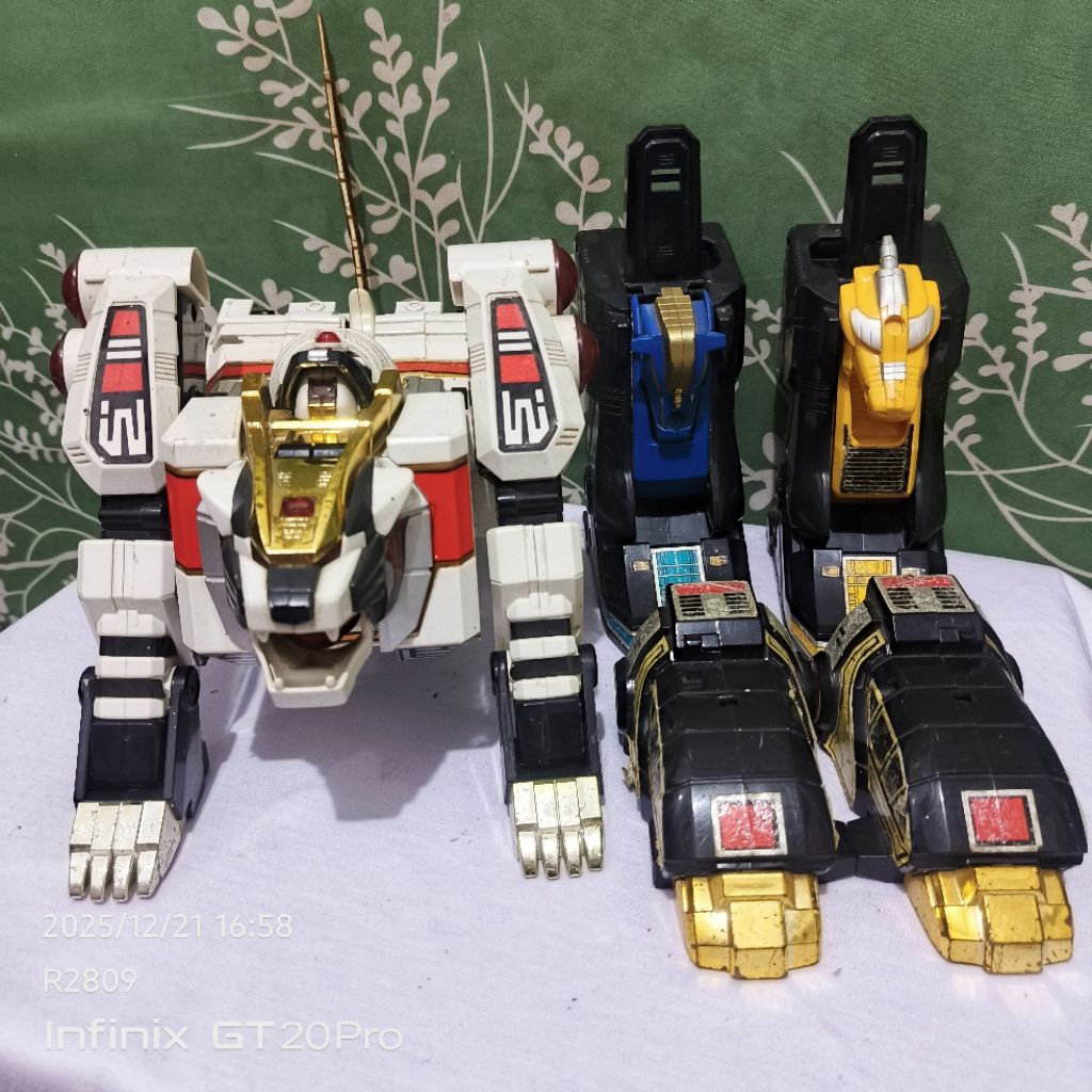 Dx Megazord White Tigerzord Bandai 1994