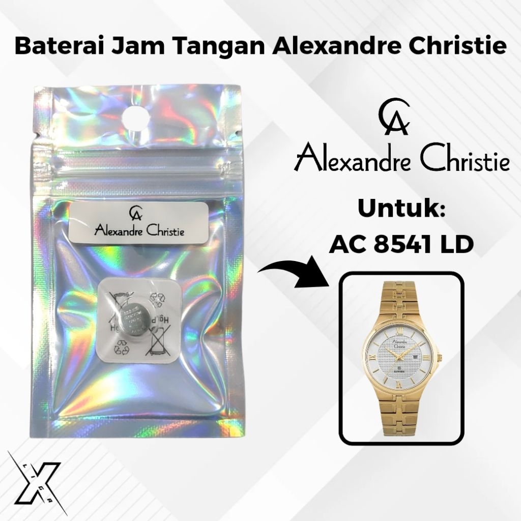 Baterai Jam Tangan Alexandre Christie AC 8541 LD Original