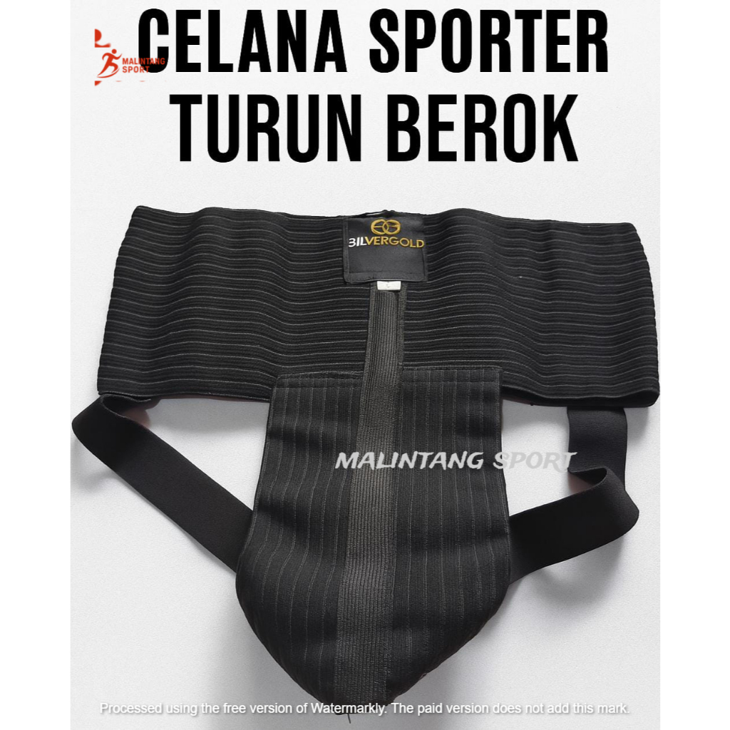 celana dalam penahan hernia / celana sporter turun berok / celana dalam pria