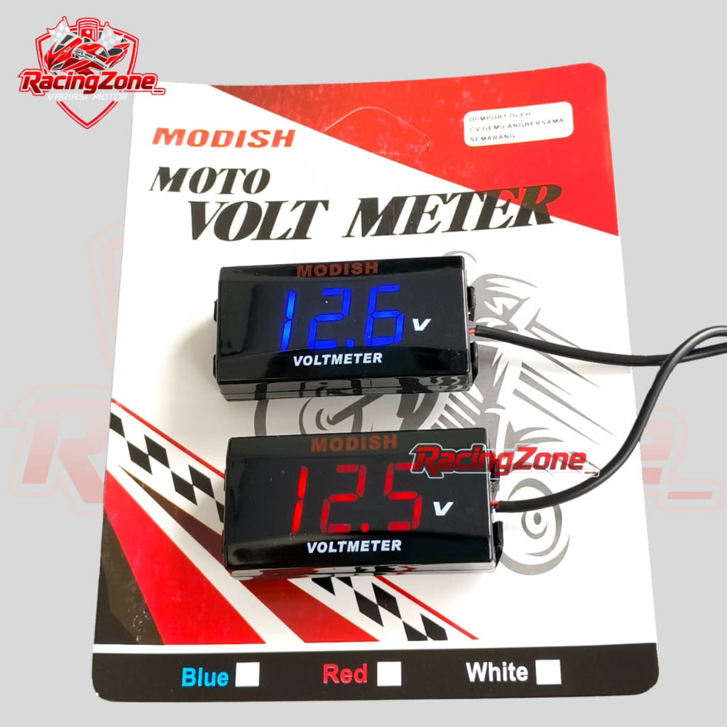 Voltmeter Digital Waterproof Import Volmeter Aki 12v