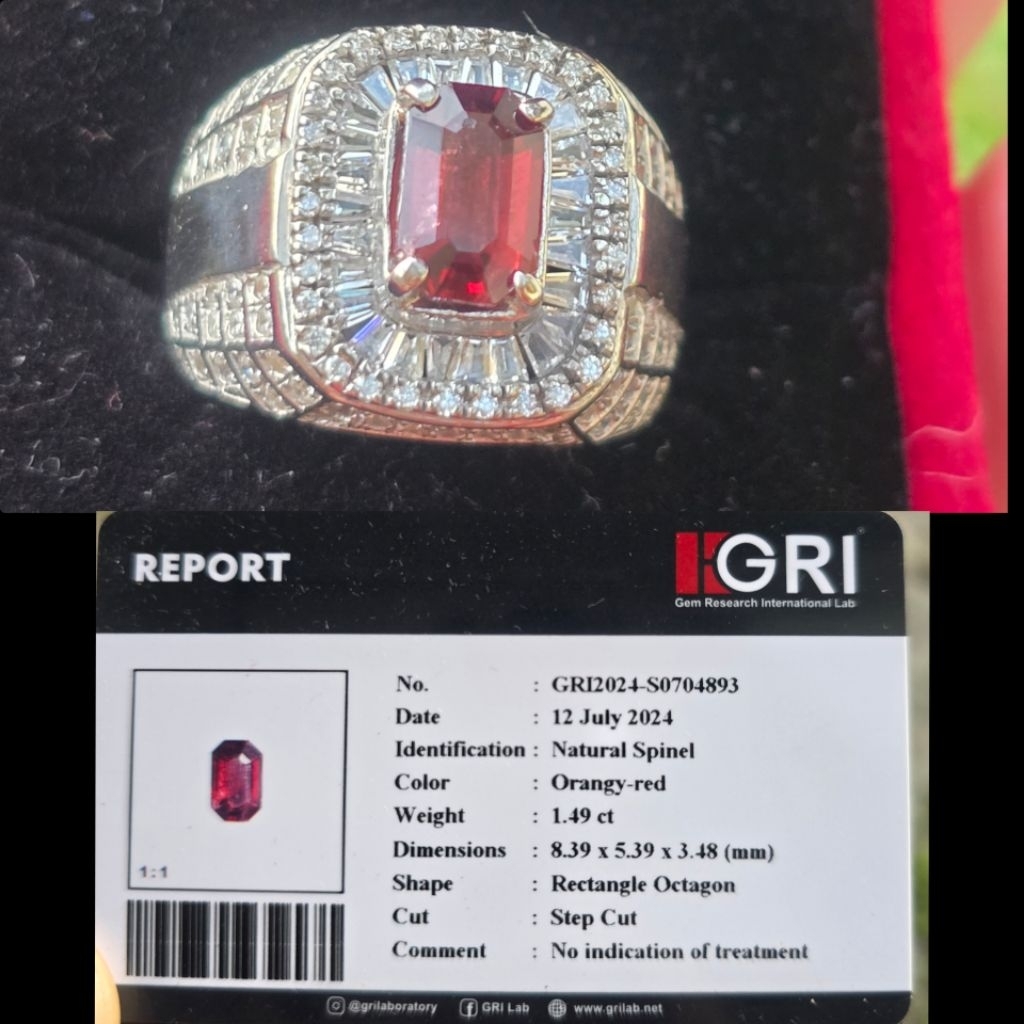 Natural Red Spinel
