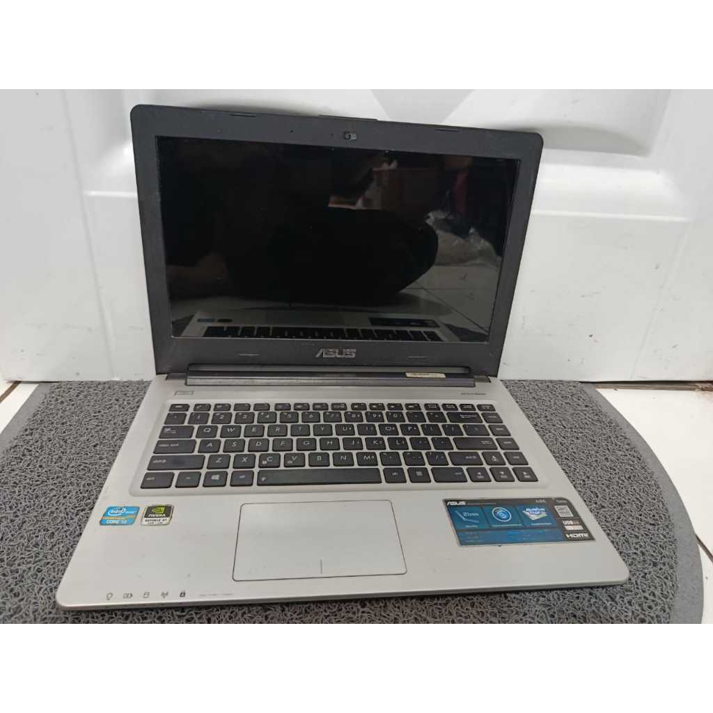 Laptop Asus A46C  Windows 10 pro 64-bit Processor Intel core i3-3217U 1.8GHz Ram 8 gb  Penyimpanan 2
