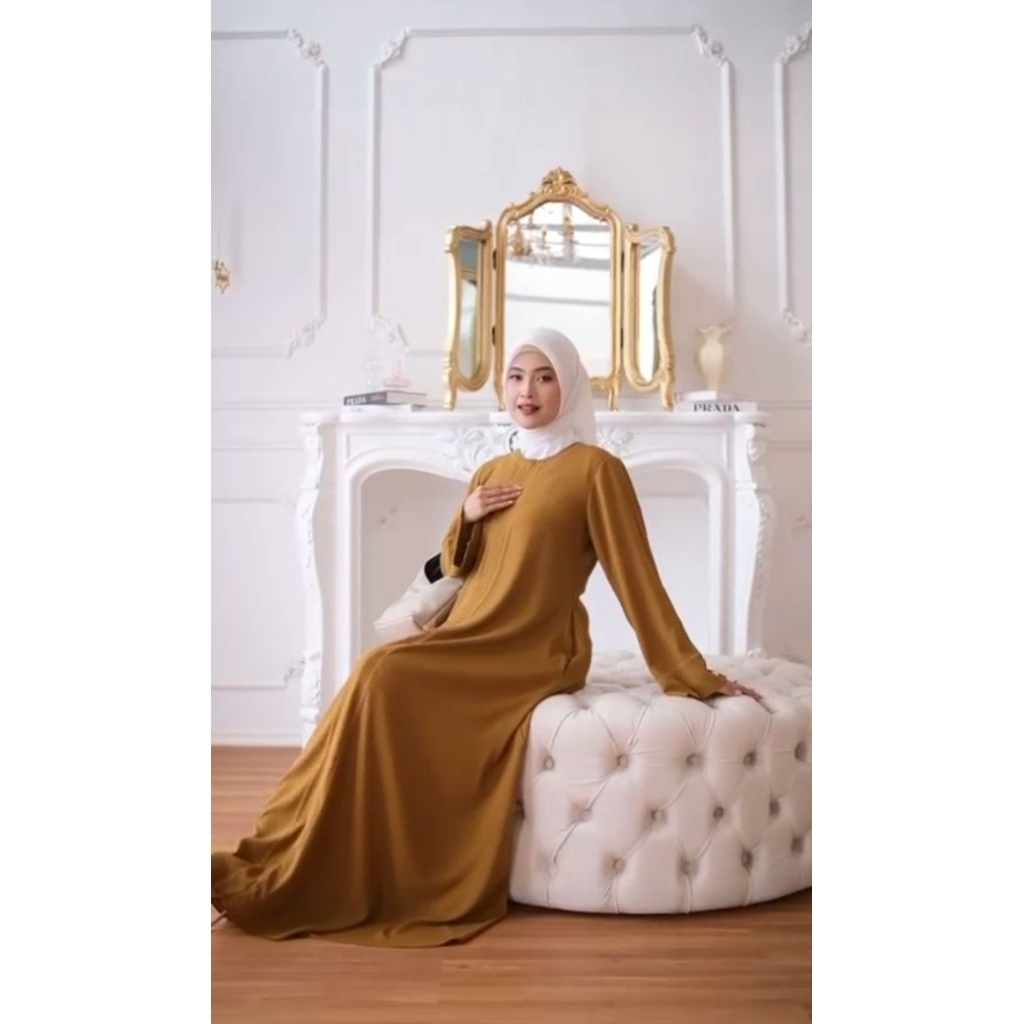 Gamis hania polos ori darby