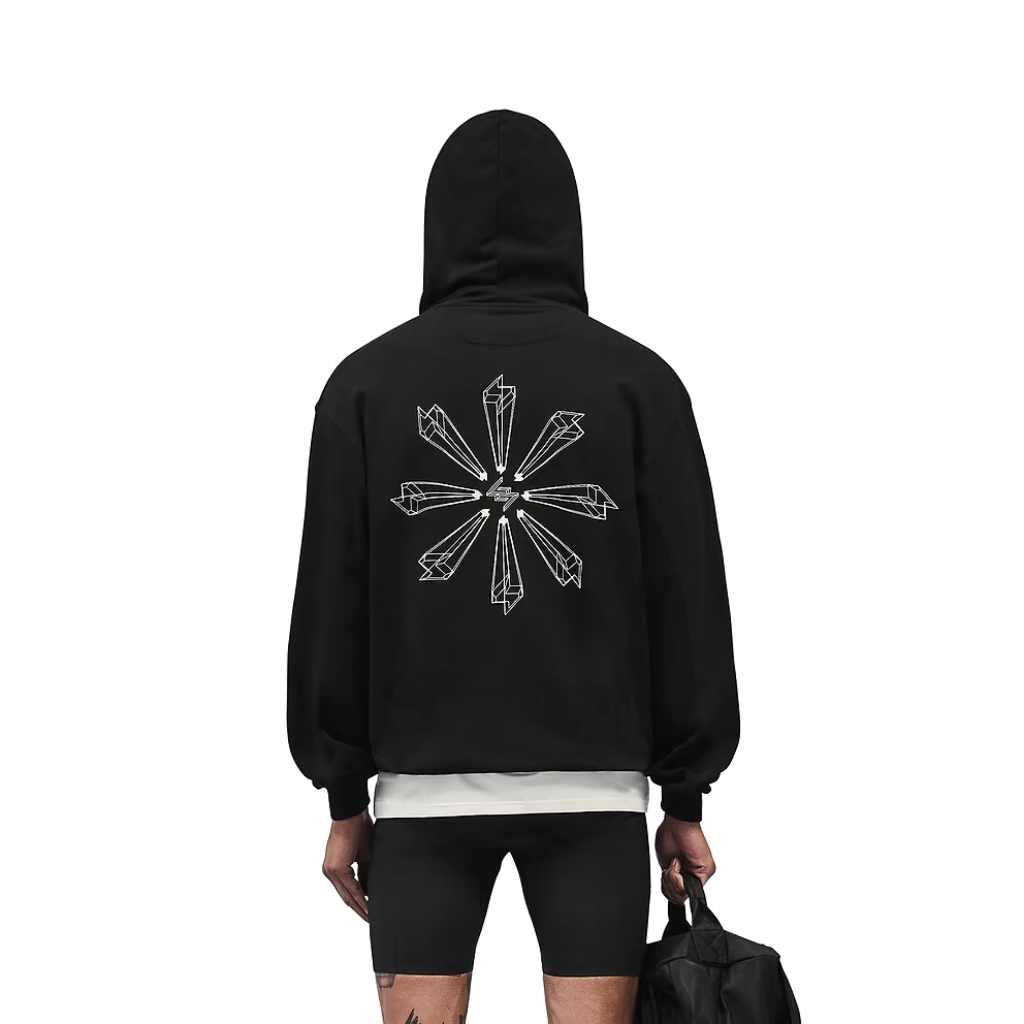 247 Represent Hoodie Uprising Jet Black