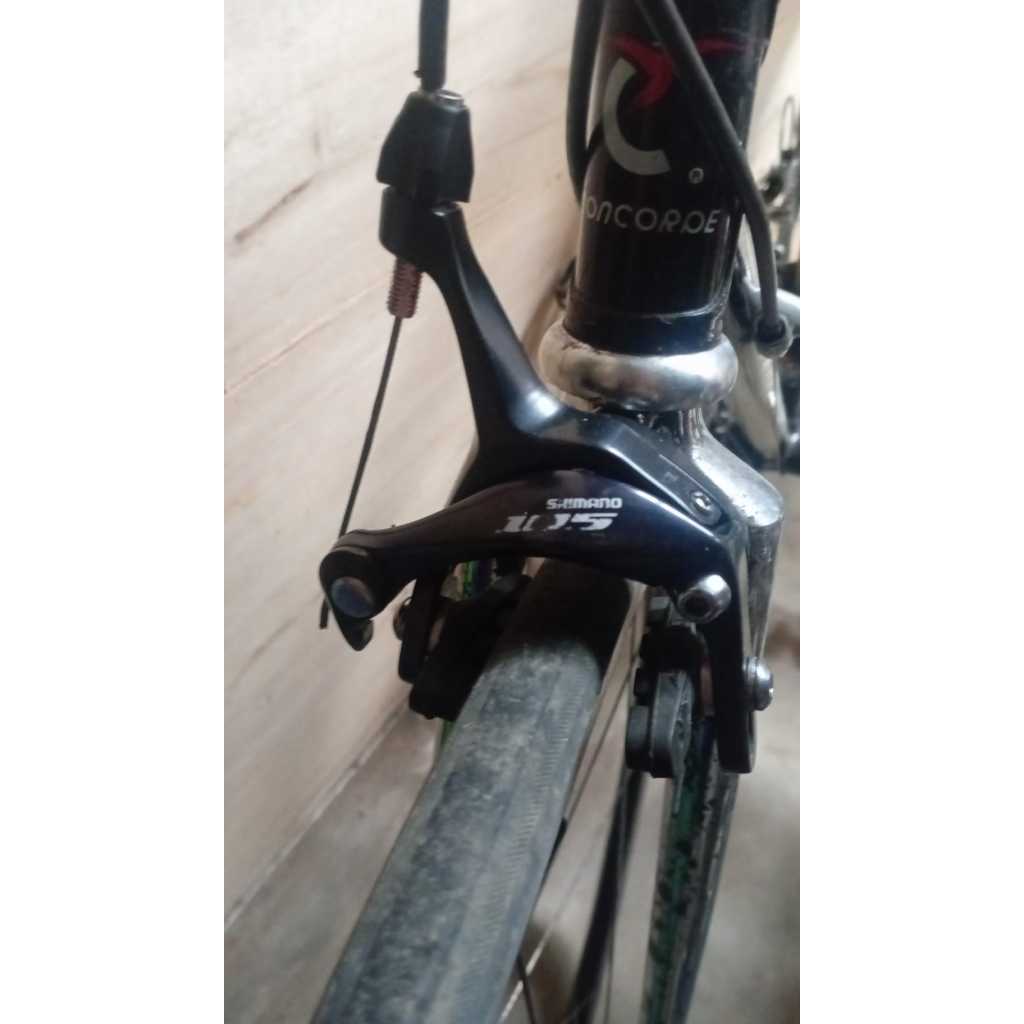 Ubrake Shimano 105 5700 Short Cage Hitam Vintage Road Bike Sepeda Balap Jadul Commuter
