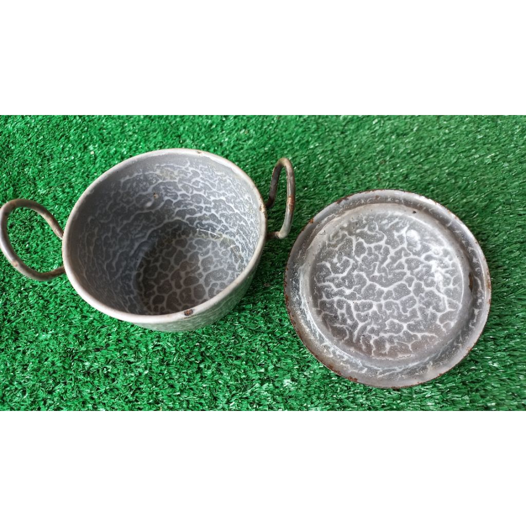 Panci Blirik Mini Kuno Enamael