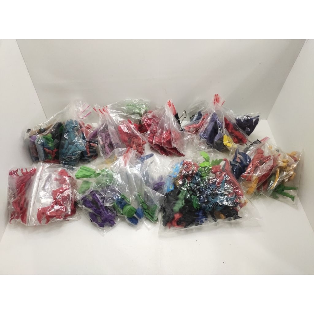 Mainan Jadul Karet All Random Ultraman, Gundam, Power Rangers, DLL Minus Set