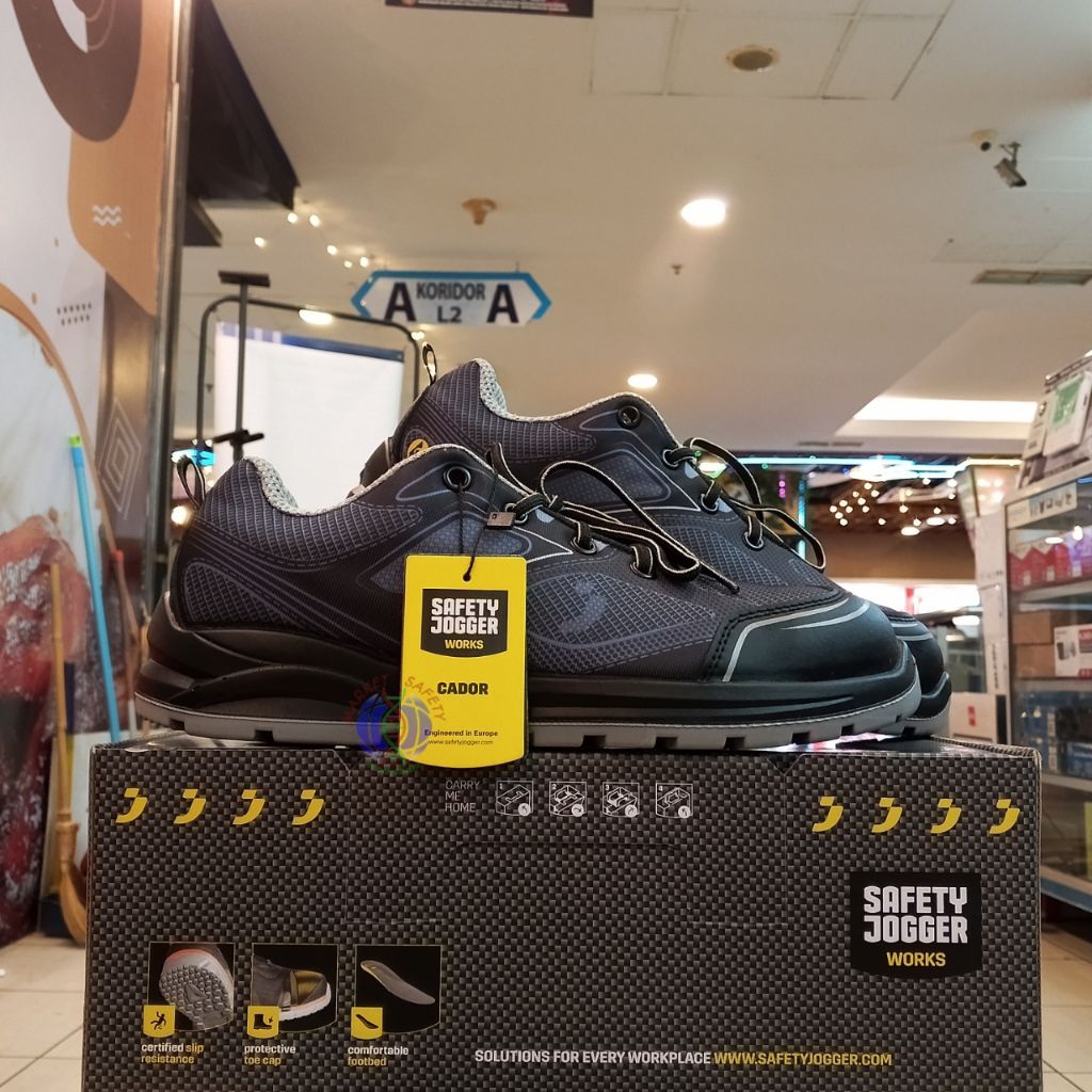 Sepatu Safety Jogger Cador Light Grey S1P SRC - Safety Shoes Jogger Cador Original