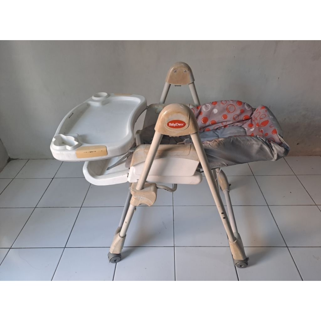 kursi makan bayi bekas highchair prelive 2 in 1