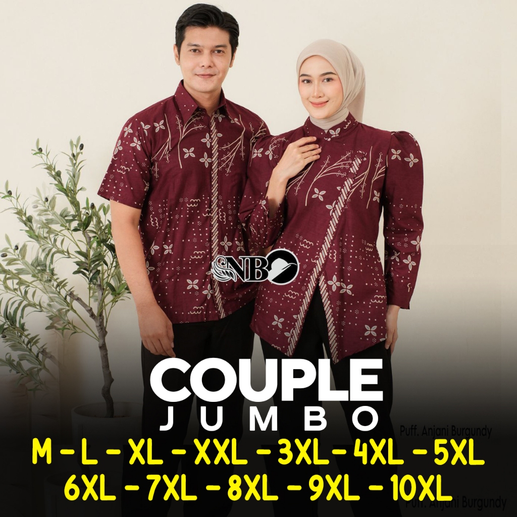 COUPLE BATIK JUMBO - BATIK JUMBO - BATIK COUPLE - BATIK COUPLE MODERN - BATIK COUPLE PASANGAN - BATI