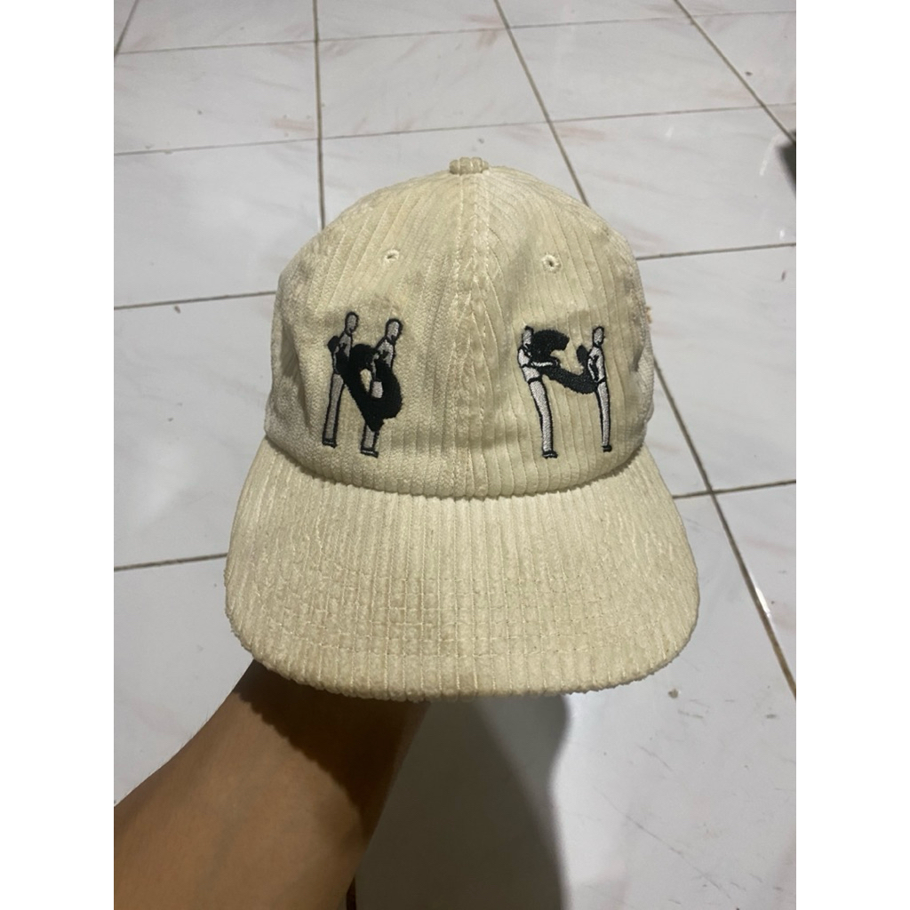 topi baseball based club bahan corduroy