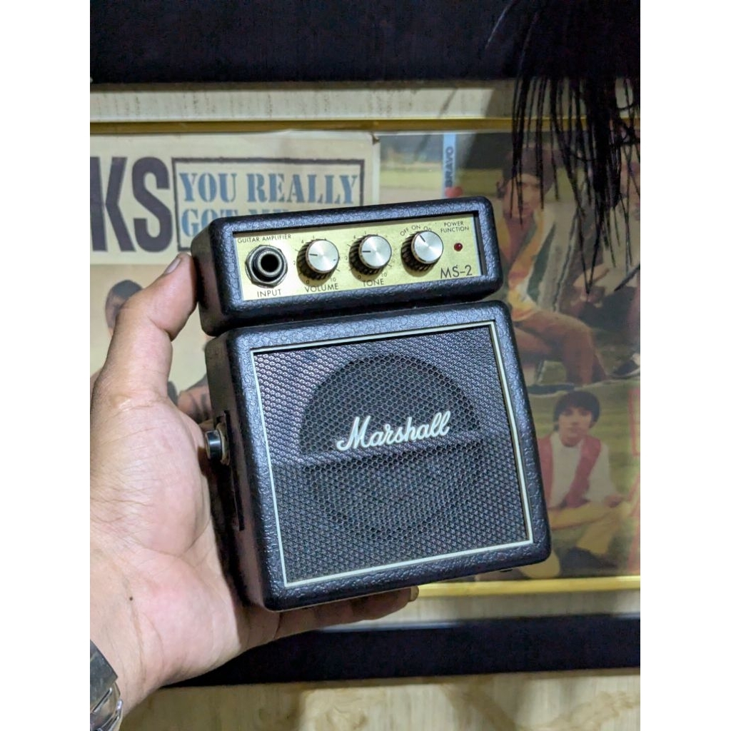 Marshall MS-2 Mini Ampli Amplifier Guitar Bass Speaker