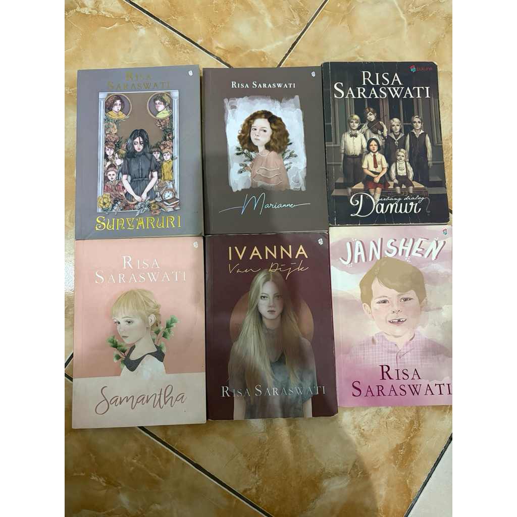 Buku Novel Preloved Risa Saraswati