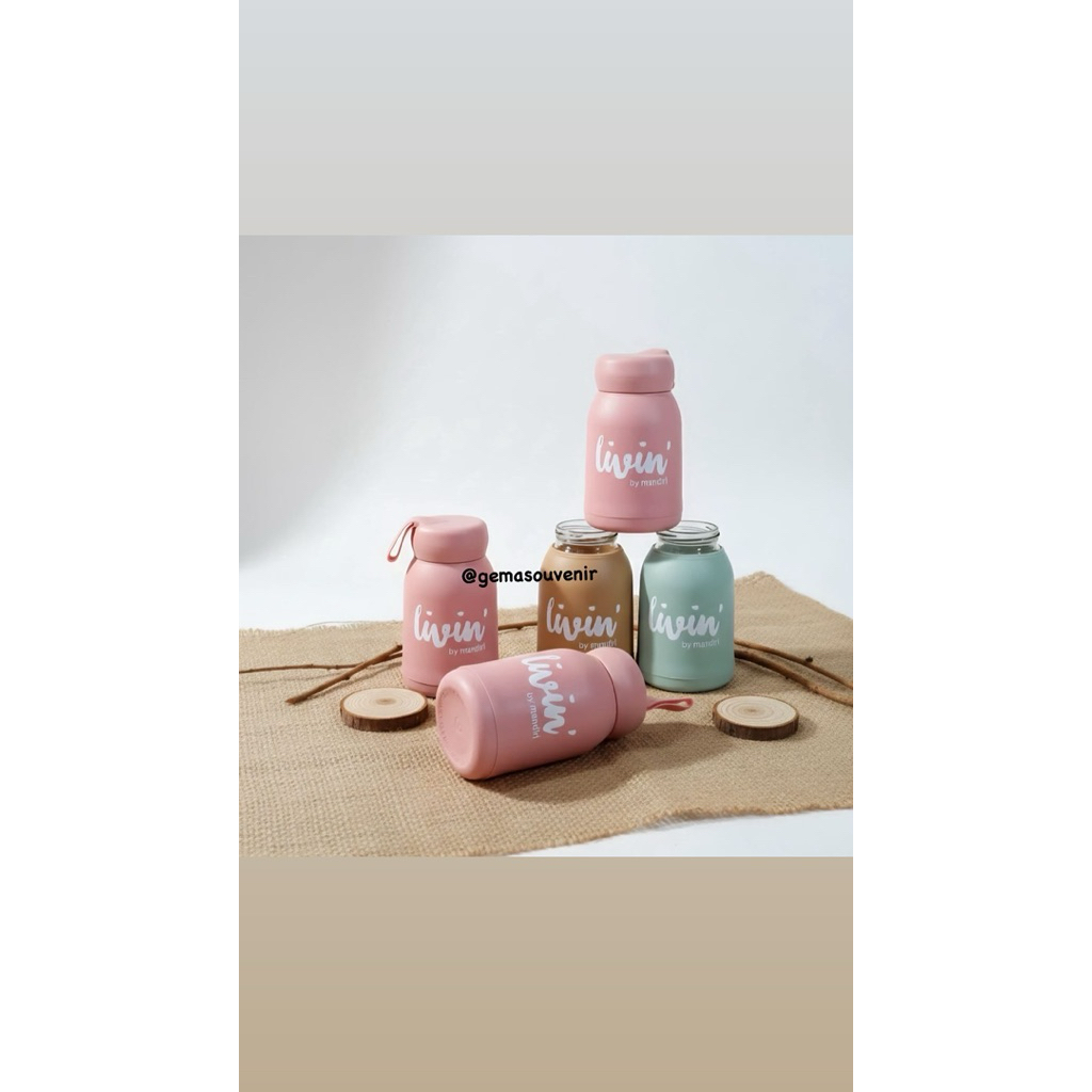 SOUVENIR TUMBLER NOLA KEMASAN MIKA / SOUVENIR BOTOL KELINCI / SOUVENIR PERNIKAHAN / SOUVENIR WEDDING