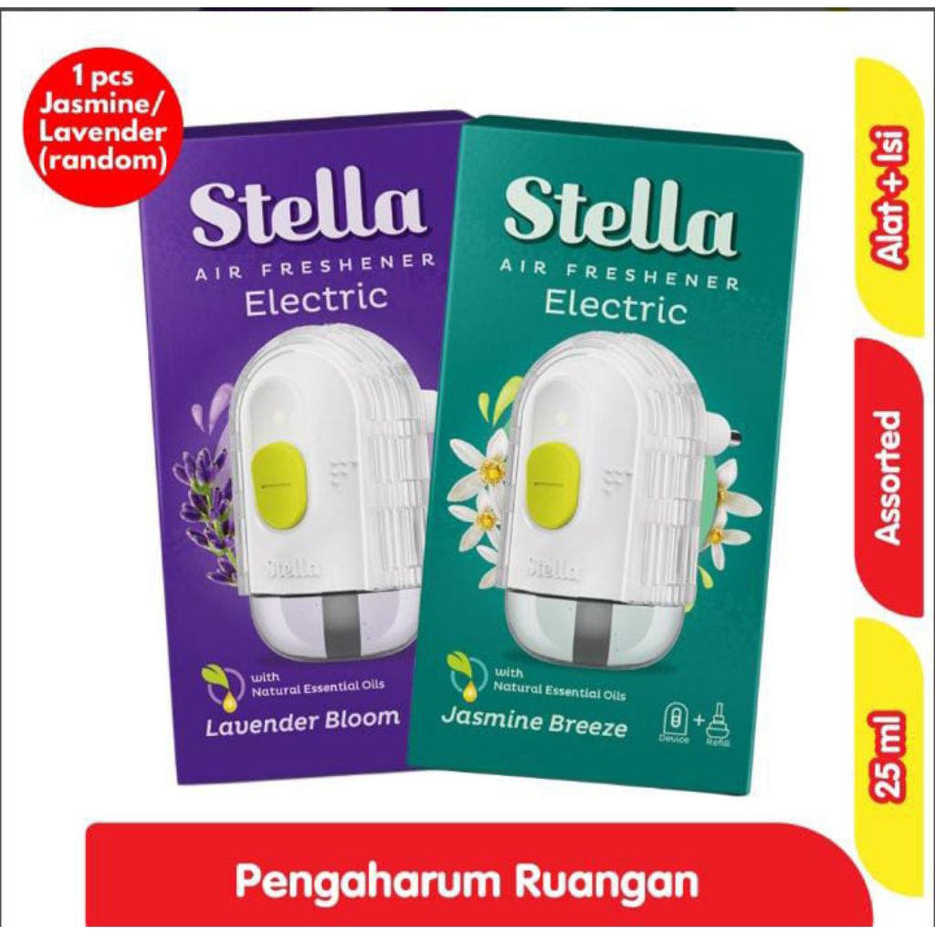 Stella Pengharum Ruangan Elektrik Alat + Refill 25 ml