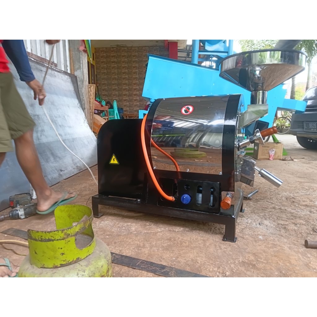mesin roasting kopi kapasitas 5kg tanpa cooling