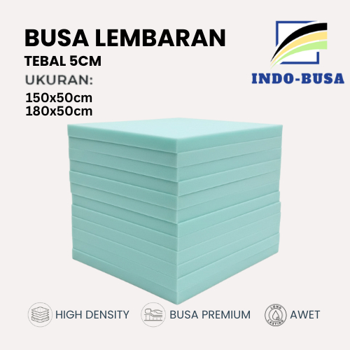 Busa Lembaran Density 23 Tebel 5 cm Busa Furniture Busa Sofa Busa Kasur