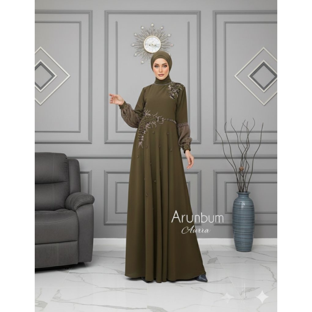 Arummy Gaun pesta by aura hijab