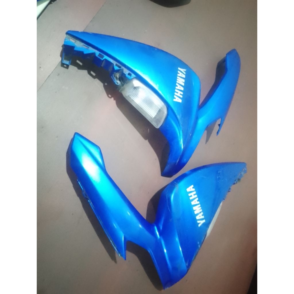 cover body halus fullset original Yamaha freego barang bekas original copotan motor Poto real pict k