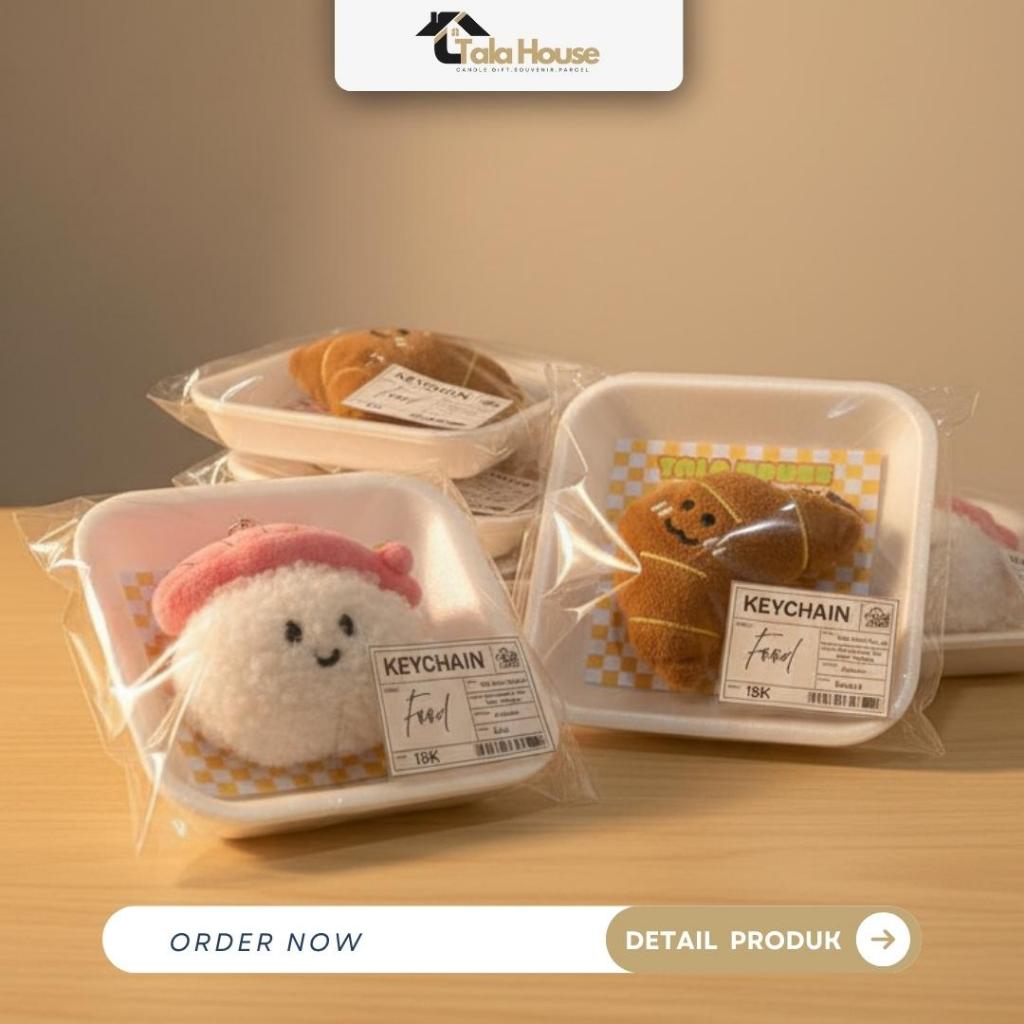 KEYCHAIN FOOD | GANTUNGAN TAS FOOD | GANTUNGAN BONEKA FOOD | AKSESORIS GANTUNGAN TAS