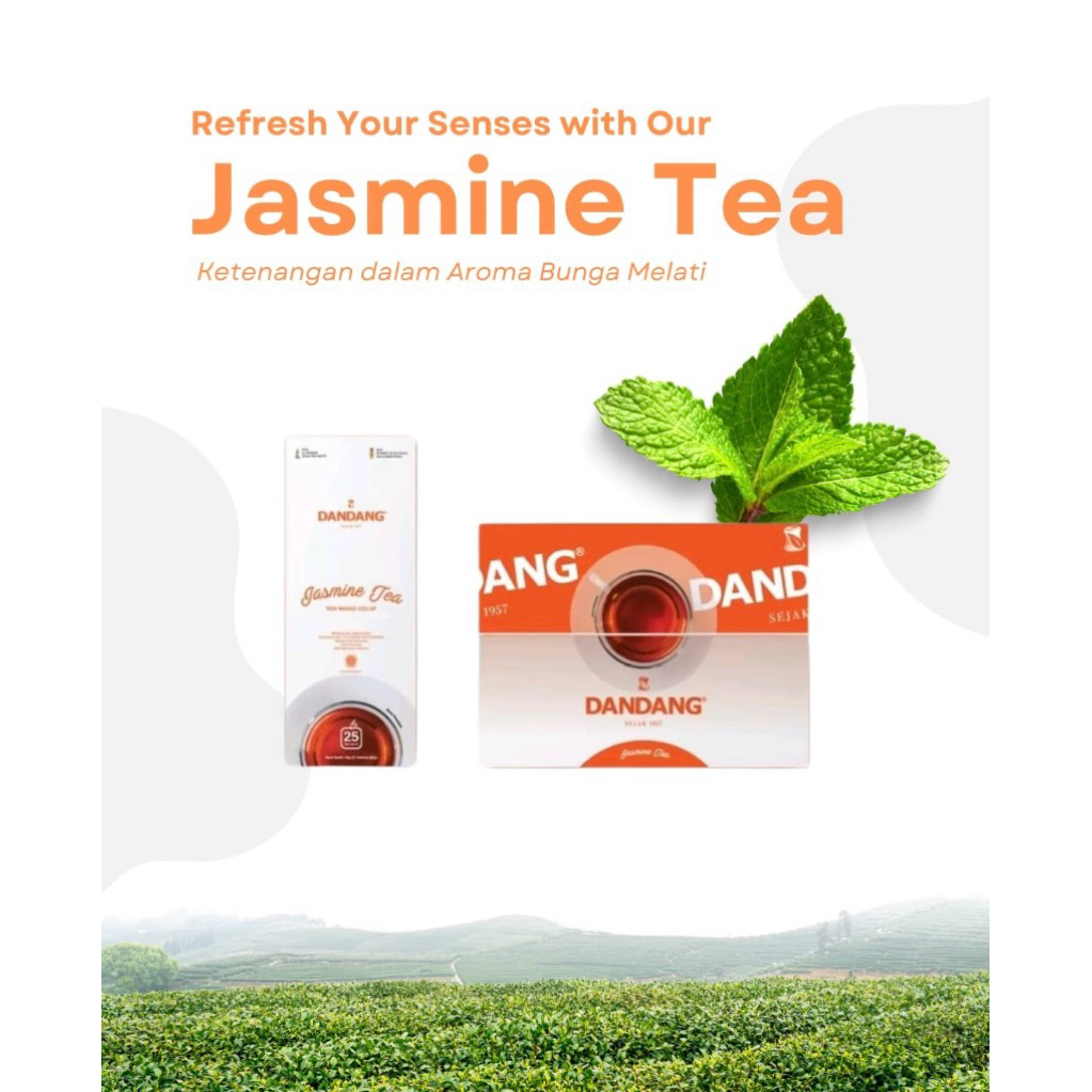 Teh Dandang Celup Jasmine Box Isi 25