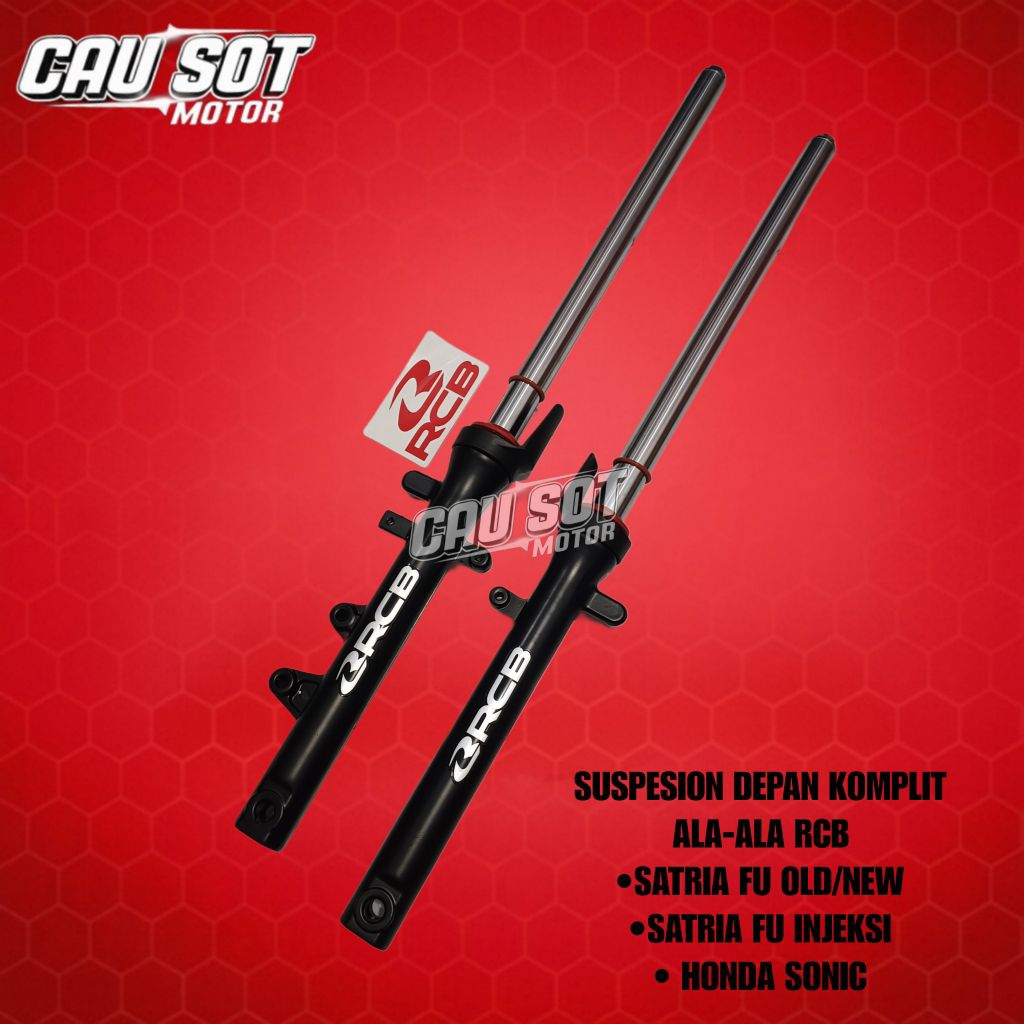 SHOCK DEPAN RCB SATRIA FU SONIC SHCOK DEPAN SATRIA FU INJEKSI FU 150 SUSPESION DEPAN RCB SATRIA FU S