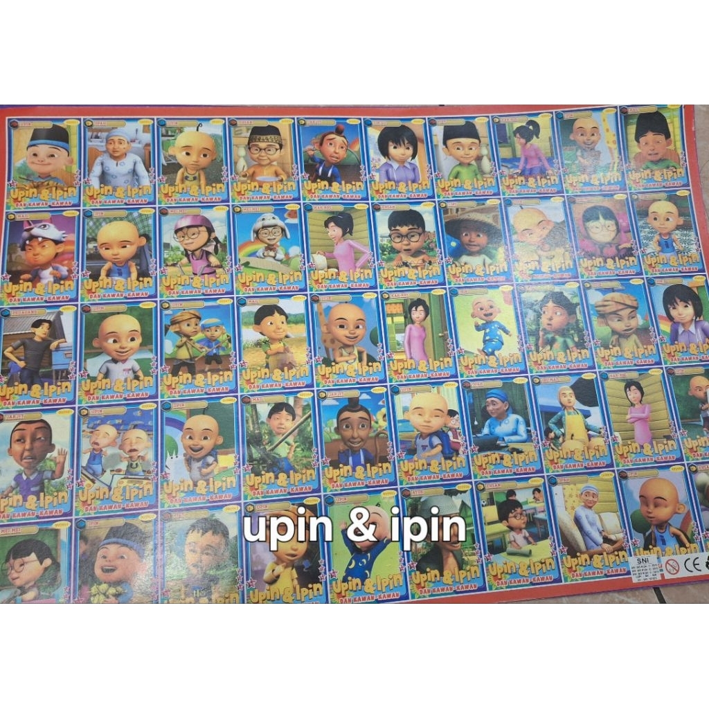 kartu gepok, 50 karakter spesial