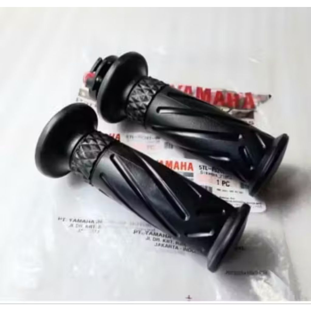 Handgrip Motor Mio Karbu Sporty Soul - Karet Lentur, Tahan Lama, Desain Sporty