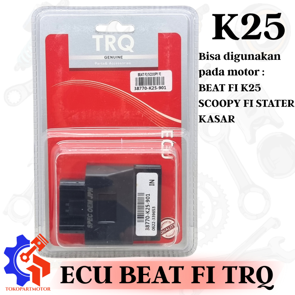 ECU UNIT ECCU BEAT FI / SCOOPY FI STATER KASAR 2012 - 2014 ( K25 ) TRQ