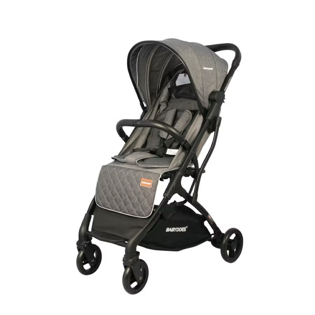 Preloved stroller babydoes Pronto+ warna grey
