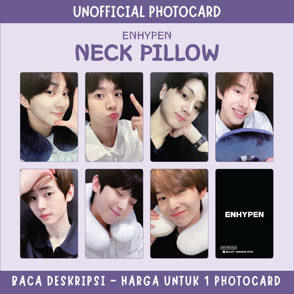 ENHYPEN - NECK PILLOW - UNOFFICIAL