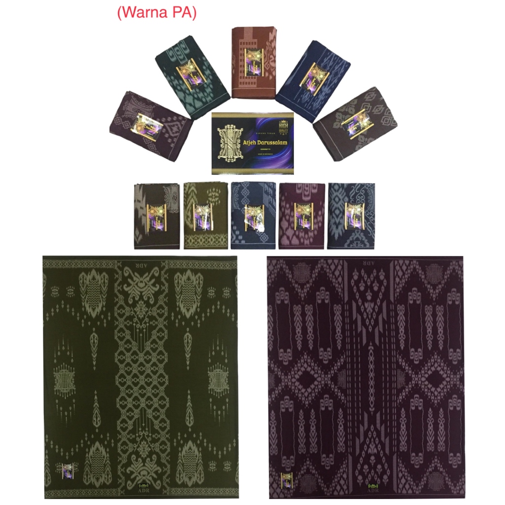 Grosir 10pc - Sarung Tenun Atjeh Darussalam Kembang