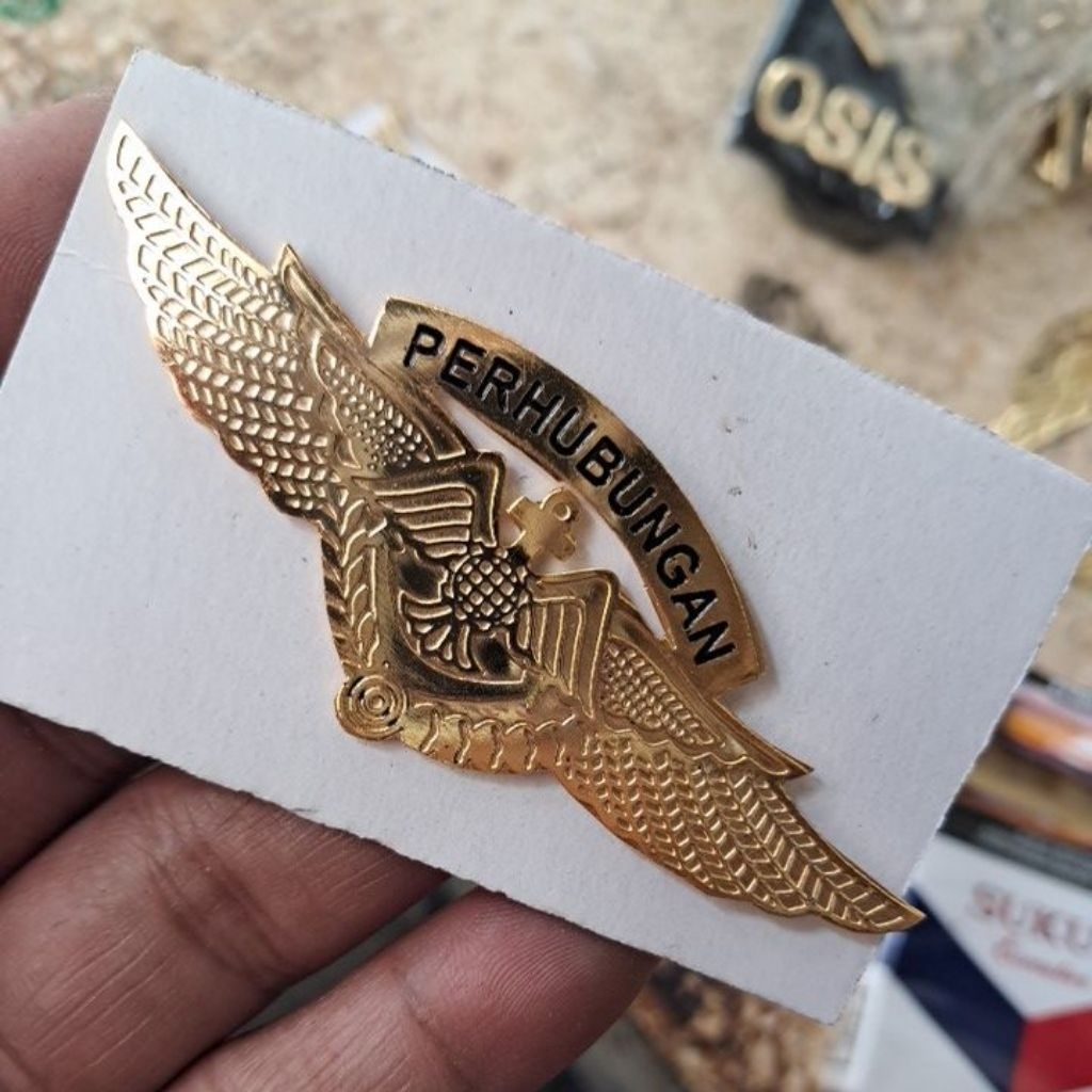 wing perhubungan gold tanpa braso