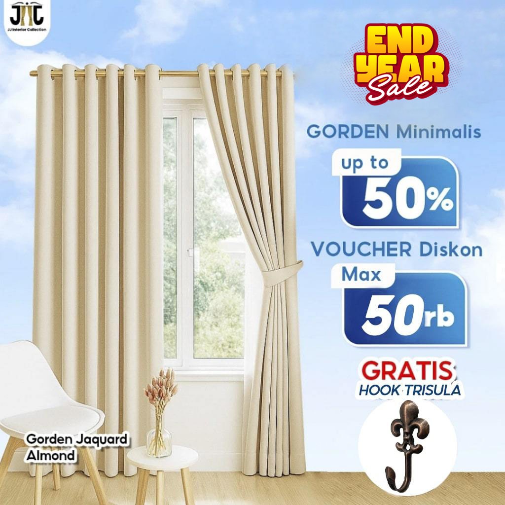 (PAY DAY SALE 25.1)  JJ Interior Collection Gorden Minimalis Hordeng