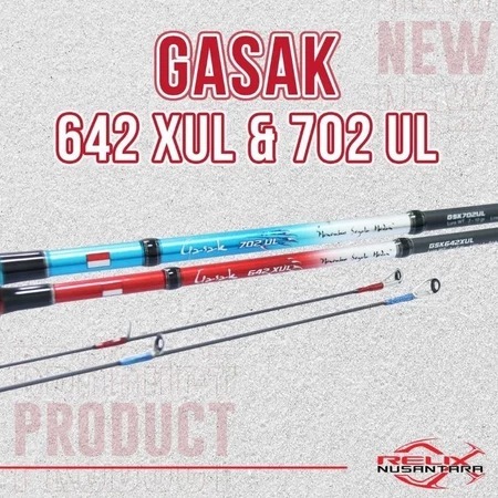 Joran Relix Gasak 642 XUL, 702 UL SG bervarian | joran pancing relix gasak XUL dan UL