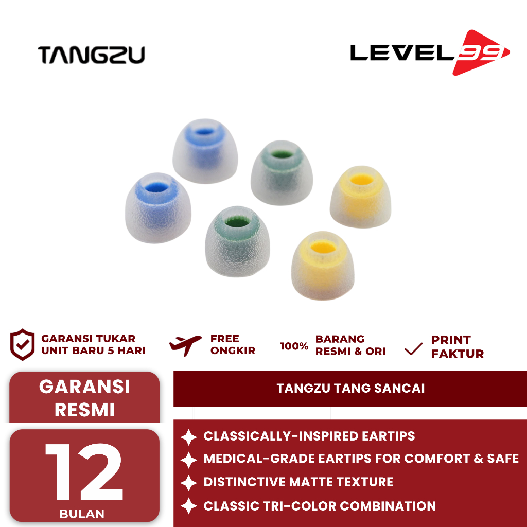 Tangzu Tang Sancai Eartips Replacement for Earphone - Eartips TANGZU TANG SANCAI