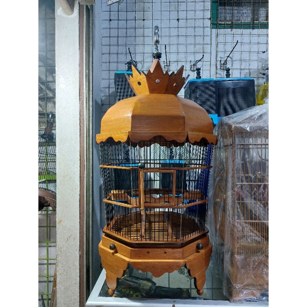 Kandang burung perkutut Kayu