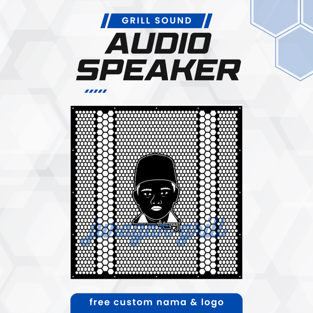 Grill Sound System Tutup Box Speaker Midle Subwoofer 12 inch