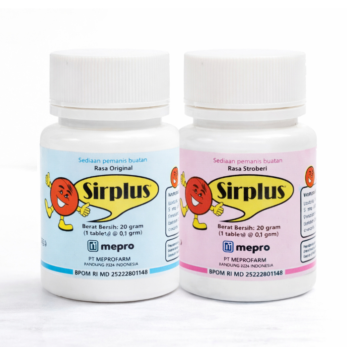 Sirplus 200's Tablet Mepro - Pemanis Obat Puyer dan Sirup / Pemanis Makanan