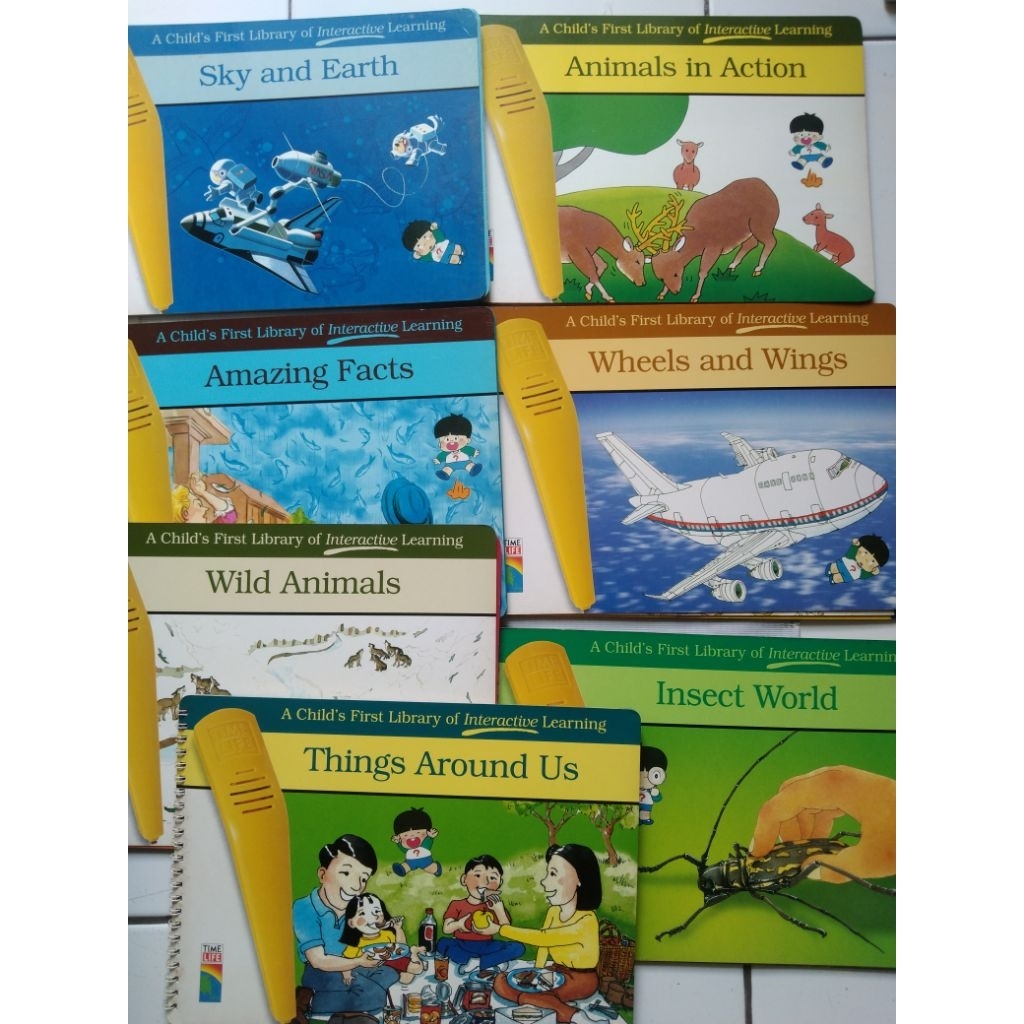 Buku Anak Pengetahuan Wipe Clean TIME LIFE A CHILD'S FIRST LIBRARY OF INTERACTIVE LEARNING Insect Wo