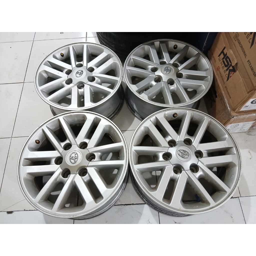 Velg Mobil Second OEM Ring 17 Copotan FORTUNER Baut 6 Murah Seken R17 Original Lubang 6 PANTHER