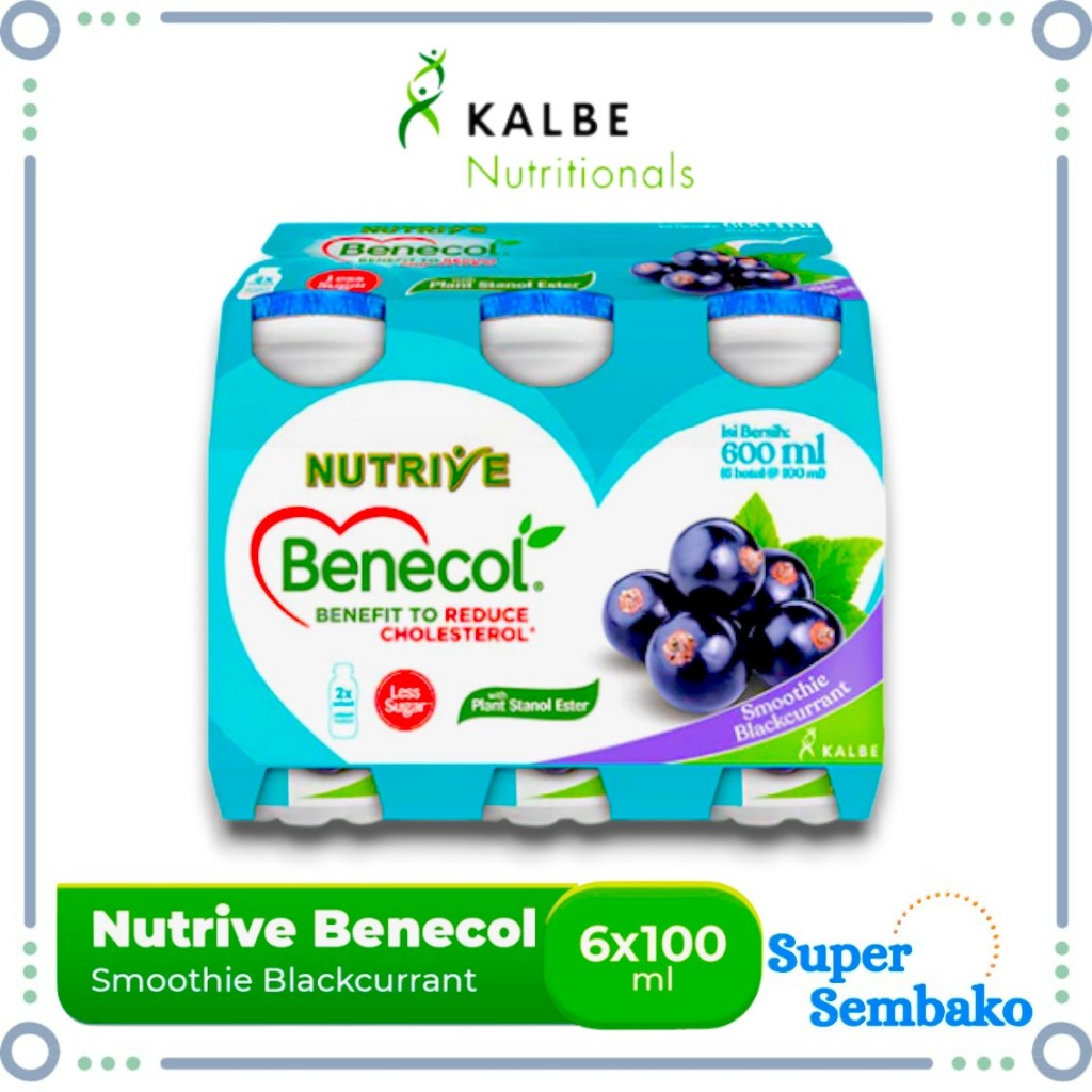 MINUMAN KESEHATAN NUTRIVE BENECOL MENURUNKAN KOLESTROL 100ml 1 DUS KARTON KRAT ISI 6 BOTOL