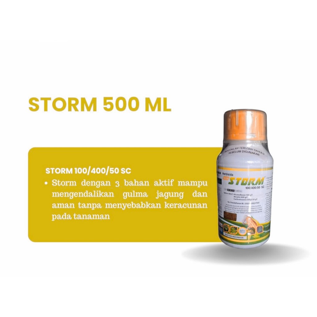 HERBISIDA STORM 500ML SELEKTIF UNTUK JAGUNG + KAOS